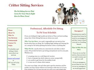 Critter Sitting Services Plano