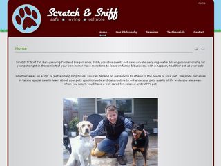 Scratch N Sniff Pet Care Portland