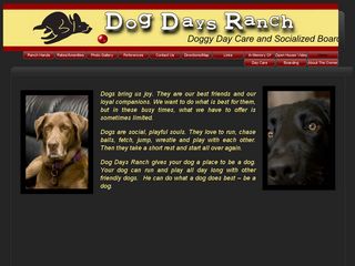 Dog Days Ranch | Boarding