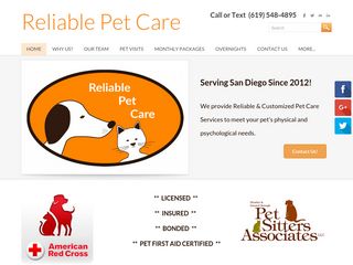 Reliable Pet Care  | Boarding