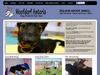 Woofdog Astoria Dog Hotel & Day Spa Racine
