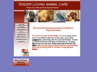Tender Loving Animal Care | Boarding