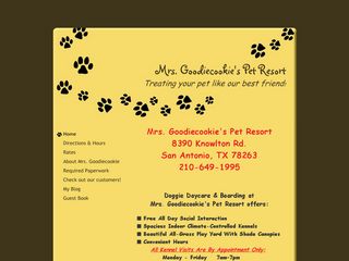 Mrs. Goodiecookies Pet Resort San Antonio