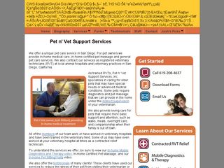 Pet n Vet Support Services San Diego