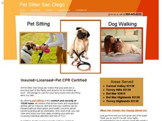 Pet Sitter San Diego | Boarding