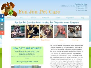 Fon Jon Pet Care | Boarding