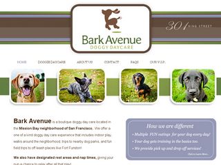 Bark Avenue Doggy Day Care San Francisco