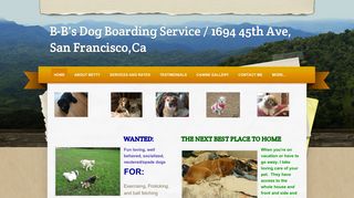 B-B's Dogboarding Service San Francisco