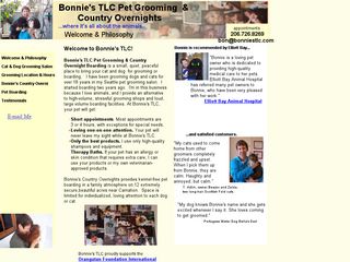 Bonnies TLC Pet Grooming Seattle