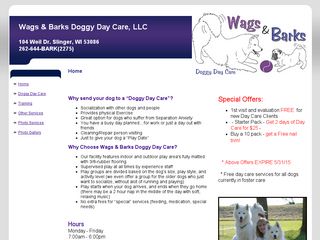 Wags & Barks Doggy Day Care Slinger