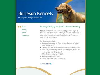 Burleson Kennels | Boarding