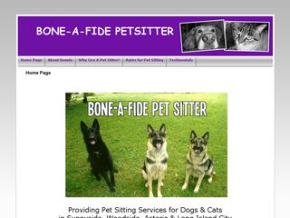 Bone A Fide Pet Sitter | Boarding